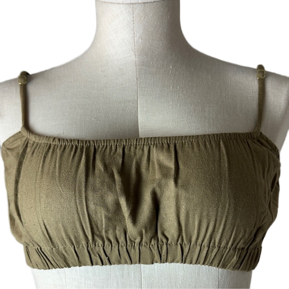 NWT FSOT OZMA Hose Top Olive Green - XL or M
